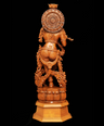 Wood Krishna Sculpture (WK001)