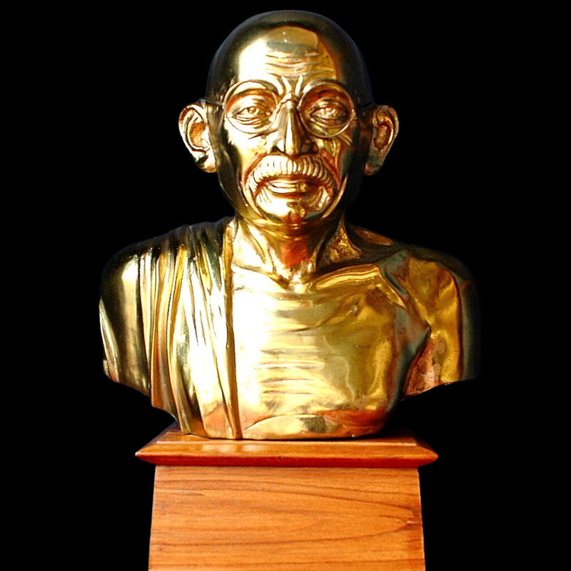 Bronze Gandhi Bust Sculpture (BP001)