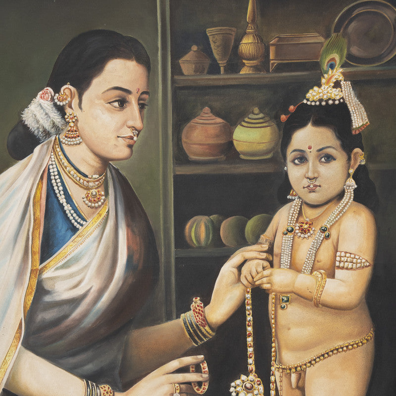 Yashoda & Krishna  (WD013)