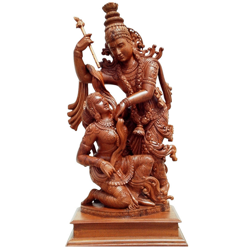 Krishna & Radha Sculpture (WK008)