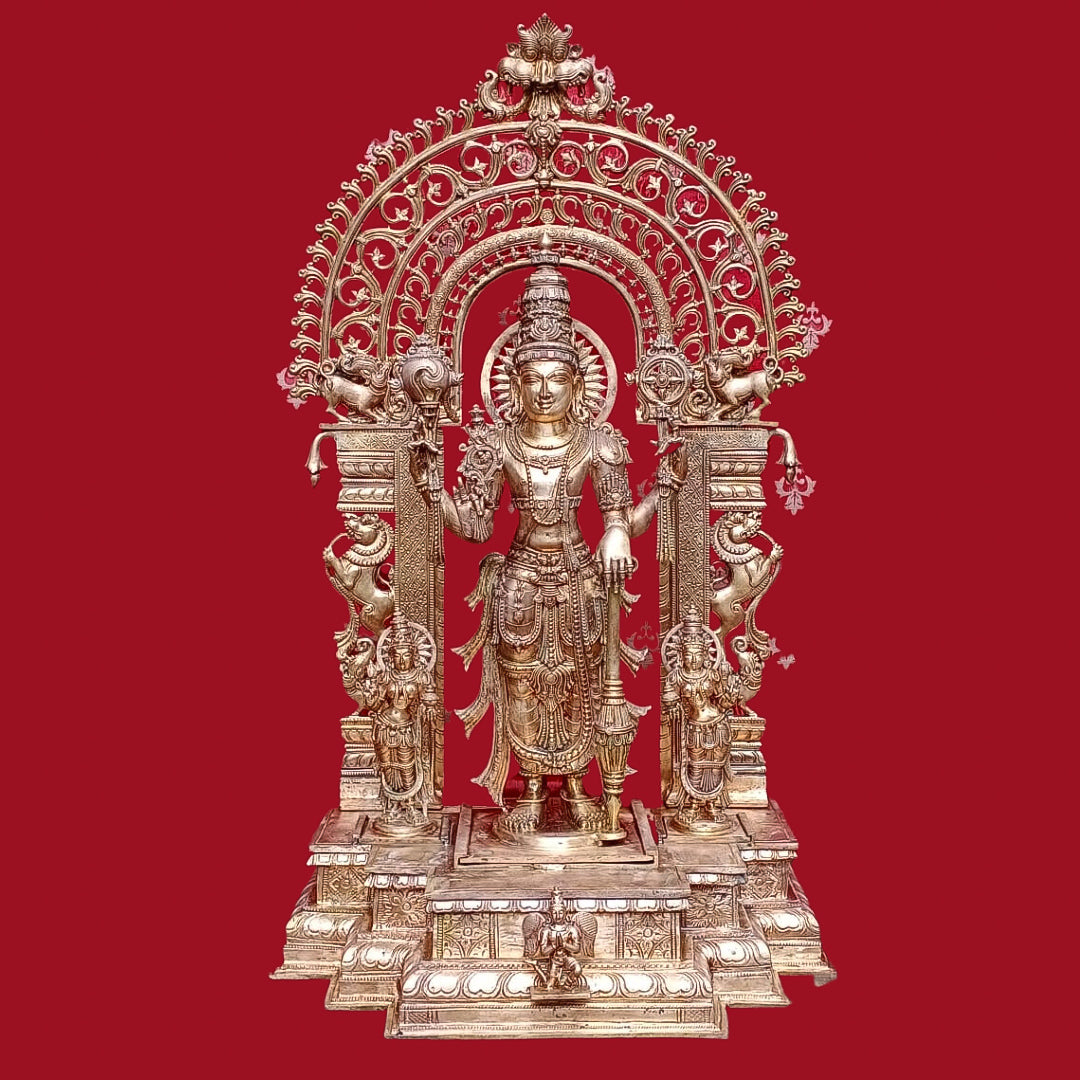 Bronze Anantasayanam Sculpture (BV004)