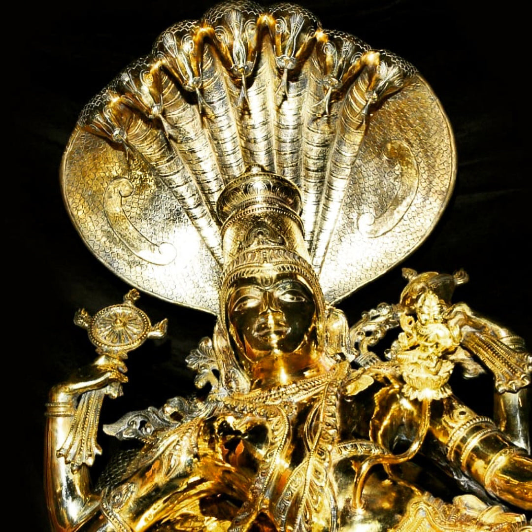 Bronze Anantasayanam Sculpture (BV001)