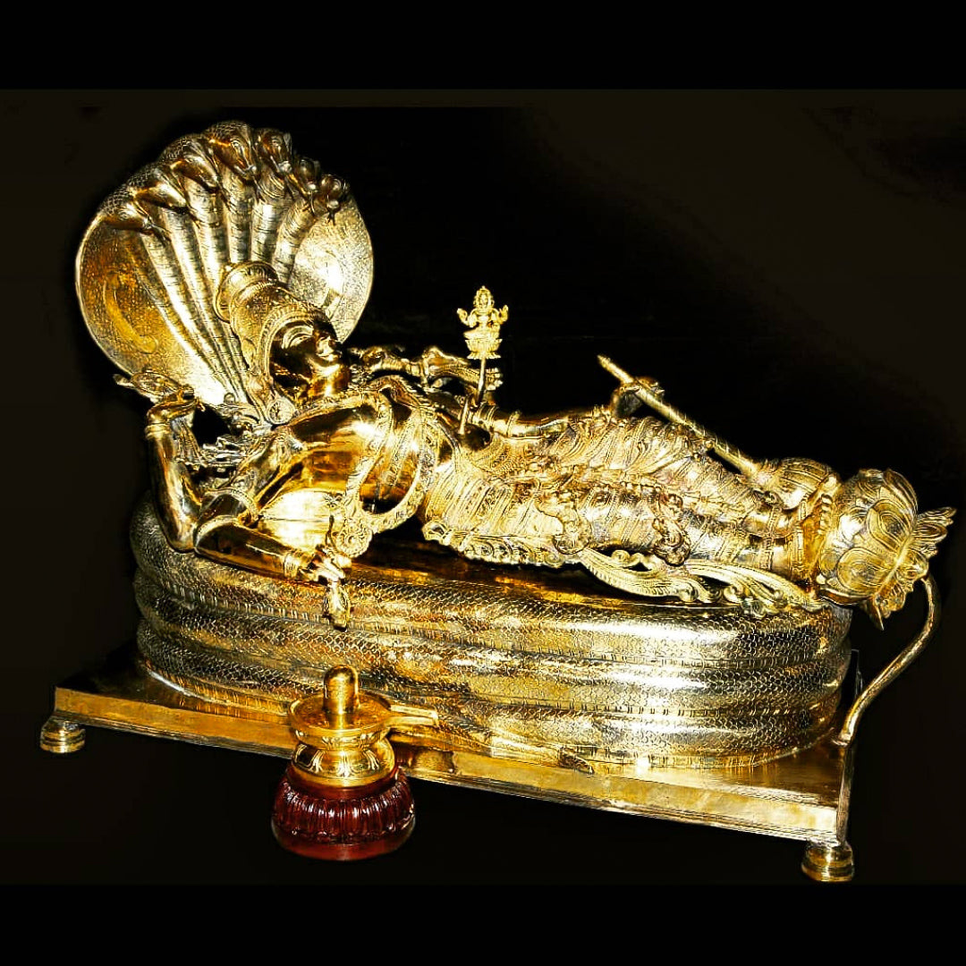 Bronze Anantasayanam Sculpture (BV001)