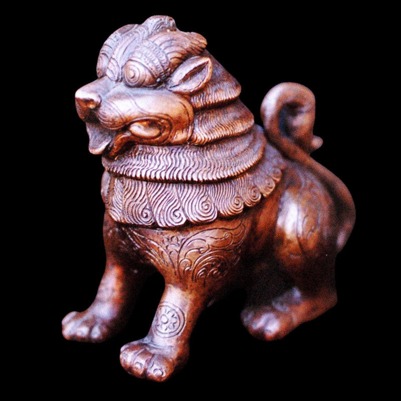 Bronze Mythical Lion Sculpture (BX004)