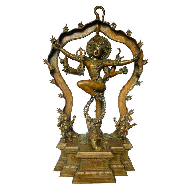 Bronze Gaja Samhara Murthy Sculpture (BX013)