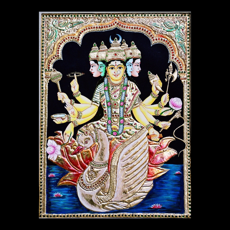 Tajnore Painting of Gayathri (WD002)